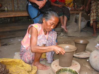 Masbagik, Lombok is the centre for clay pottery and ceramic production