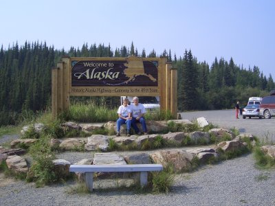and arrived in Alaska.