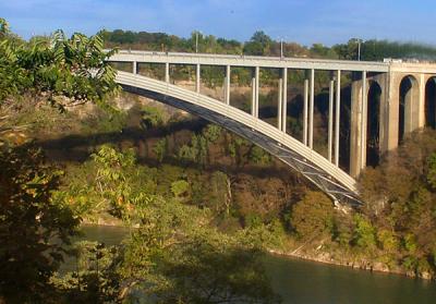 A bridge at Niagra