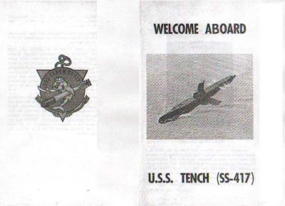 USS Tench Newsletter Cover