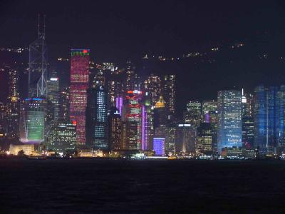 HK Harbour at night