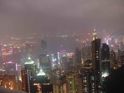 HK at night from Victoria Peak