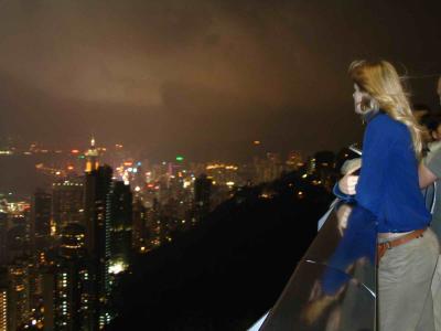 HK at night from Victoria Peak