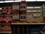 culture melding at the IGA-gefilte fish and pigs feet side by side