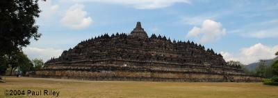 Borobudur from ground level