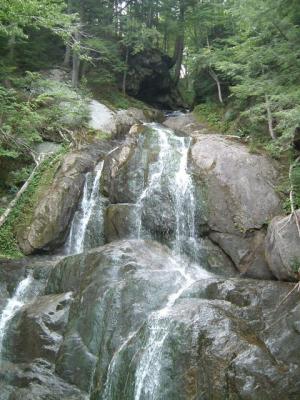 Waterfall along route 100