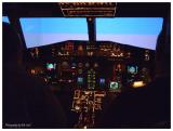 At the Dulles Flight Simulator