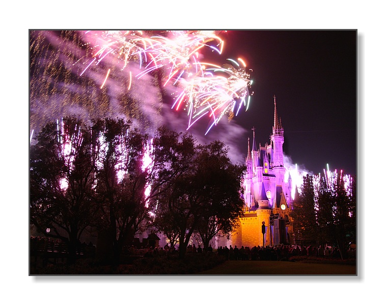 Cinderella's Castle & FireworksMagic Kingdom