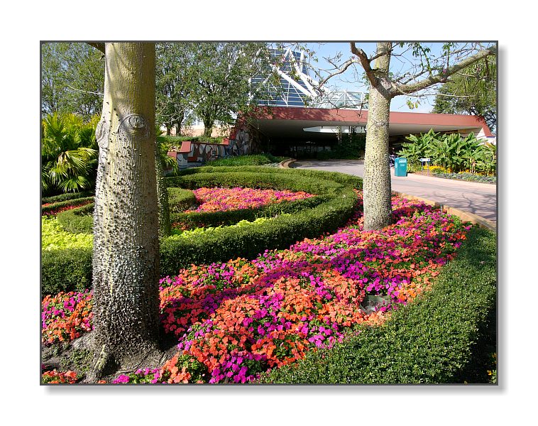 Flower Garden Outside 'The Land'Epcot