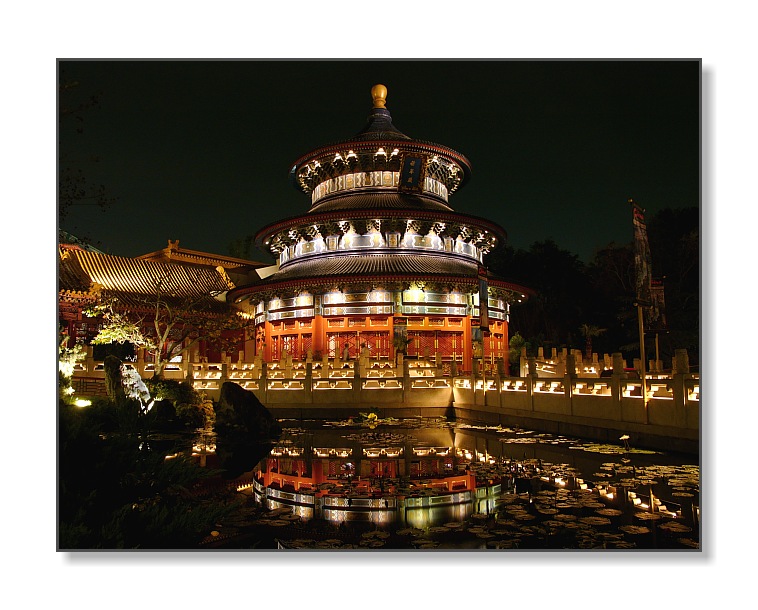 China Pavilion at NightEpcot