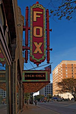 Fox Marquee On Peachtree Street