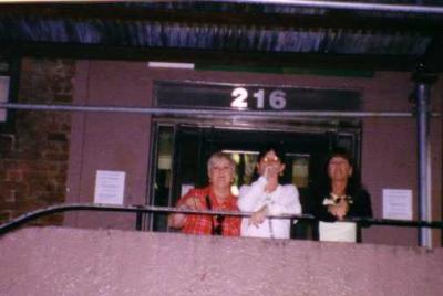 Martin SIsters in front of 216
