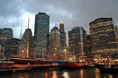 Seaport at Dusk