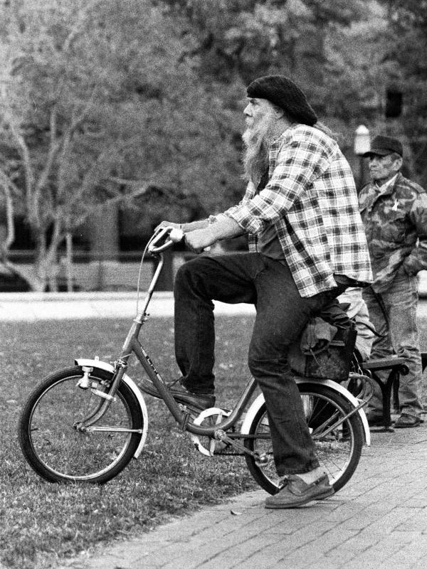 Beard Man on Bike