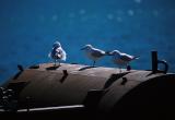 Three birds, Four legs, and One rusty Cylinder