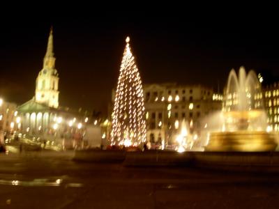 Trafalgar Square again, with St. Martin-in-the-Fields church to the left.