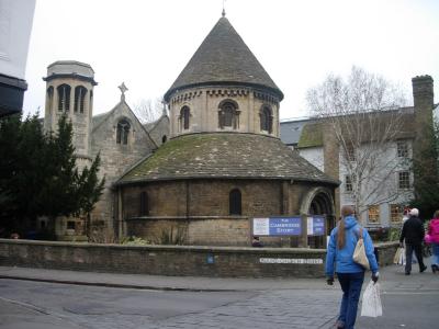 Cambridge's round church, built by Knights Templar.