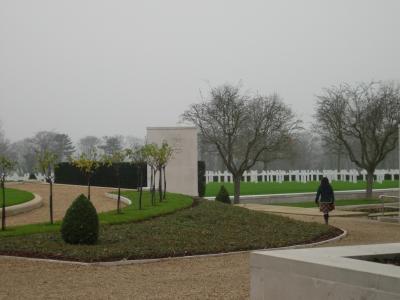 The American Cemetery and WWII memorial. Almost 4,000 American war dead are here, and there's a memorial to 5,000 more missing.