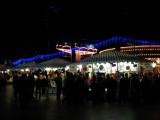 Leicester Squares fun fair at night.