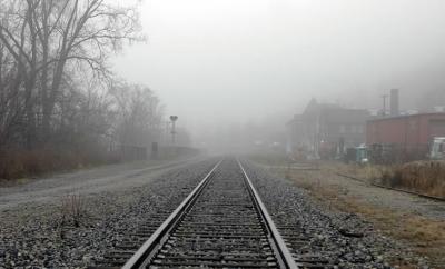 Tracks in the mist