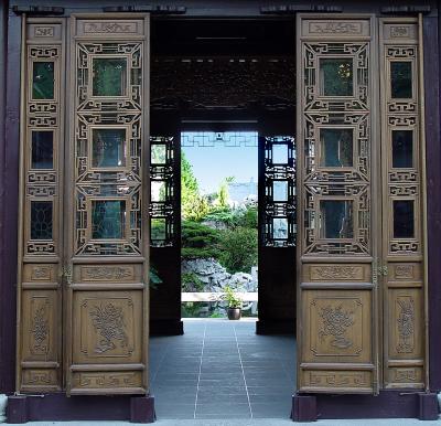 Chinese doors by Sharon