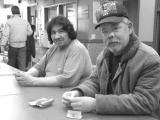 3. Of course the community at large gives great gifts of money, time and goods to keep the shelter going. These are critical gifts to the life of the program. However, it is the seemingly small gifts between the homeless themselves that is the spirit of the center. It becomes apparent that when one has very little, one is more willing to give greatly - be it a pair of socks, a smoke or a smile....