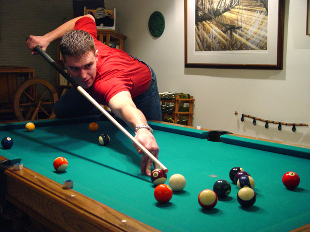 <p align=center><b> Shooting Pool</b><br><font size=1> by PT Kitty </font></p>