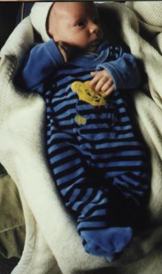 Drei Wochen alt, Langenalb, Februar 2000