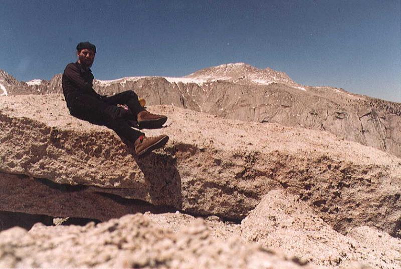 Resting, East Ridge of Mount Langley