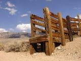 Stock ramp, Santa Rita Flat, Mazourka Canyon