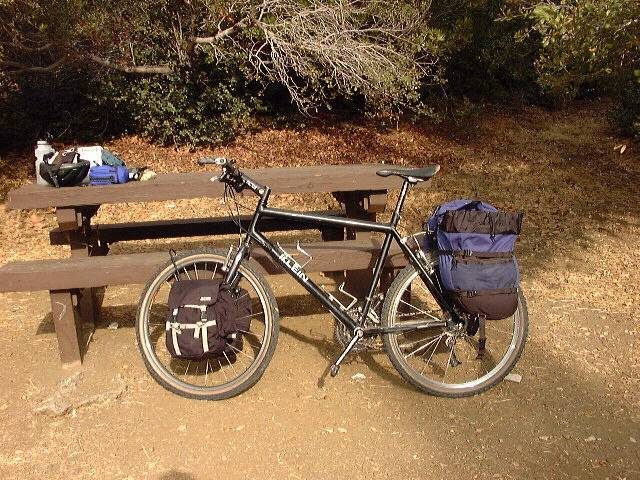 The Rig parked at Live Oak Picnic Area