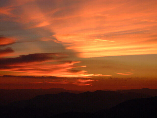 Sunset - Santa Clara Divide