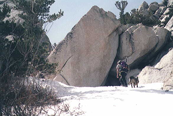 Gary and Gobie on Lone Pine Peak