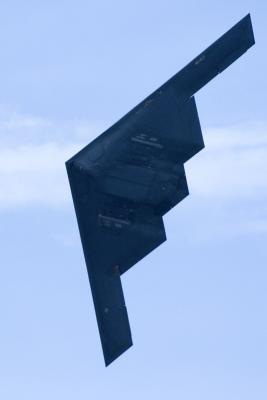 B-2 leaving the area