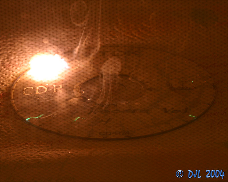CD-R in a microwave