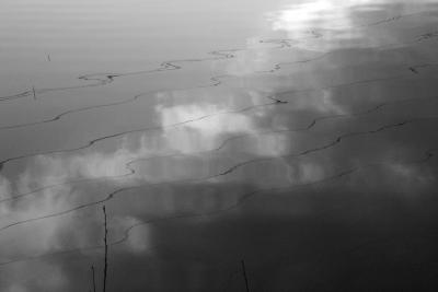 Power line reflections