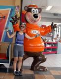 Helen and the A & W Bear!