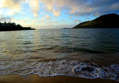 Kalapaki Beach Kauai at Sunrise