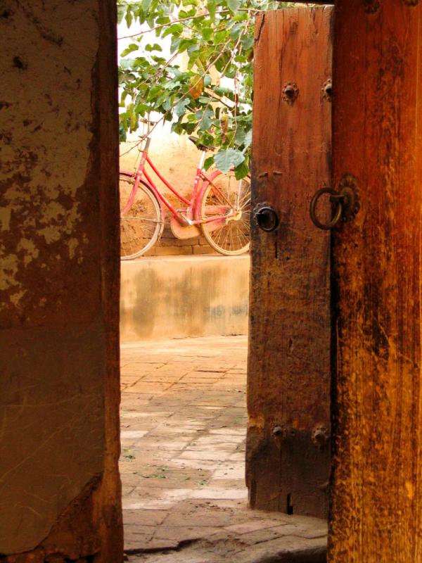 Red bike