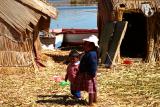 Kids on Titicaca island