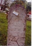 An honest person who walked in the ways of God
The dear and revered
May his candle always be lit
Gershon
Son of honorable Avraham WEISENBERGER
passed away
the first day of Heshvan 5668 (9 October 1907)
May his soul be enveloped in the chain of life
(Some of the lines are acronyms)