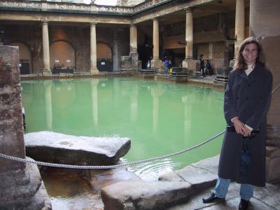 A bath, in Bath (I thought we were going to go hot-tubbing ...)