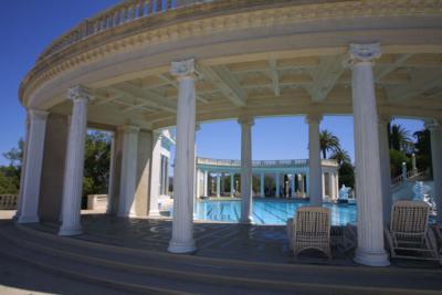 Rotunda around the outdoor pool