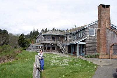 Out in front of Kalaloch Lodge