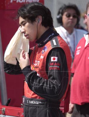 Tora Takagi the day before his crash