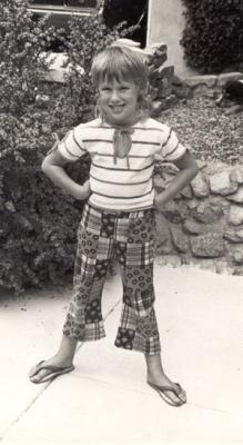 Go ahead, laugh! Anyone growing up in the seventies has a photo of themselves like this!
