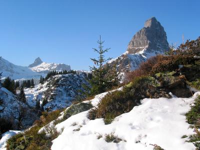 links Hch Turm - rechts Eggstock