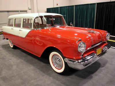 1955 Pontiac wagon - California Int'l auto show 2003 - Anaheim Conv. Center