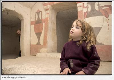 In Beit-Guvrin Caves