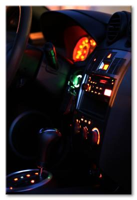Control console lights